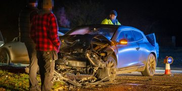 A420 in Chippenham partially blocked after two-vehicle crash as car destroyed