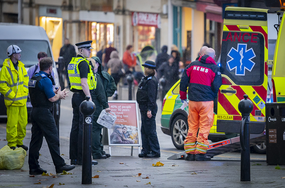 Critically ill man rushed to hospital after incident in Chippenham town