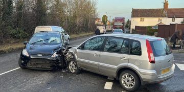 Traffic delays on A361 near Trowbridge following two-vehicle crash