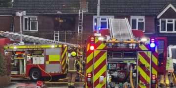 Firefighters from Wiltshire help at serious house blaze over the border