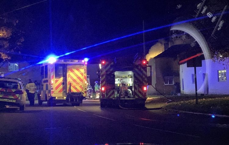 Wiltshire village high street closed as firefighters battle serious blaze