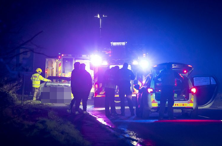 Major road near Chippenham closed as air ambulance medics attend crash