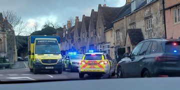Serious incident in Corsham town centre sees air ambulance tasked