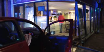 Driver ploughs car through front of Trowbridge restaurant in dramatic smash