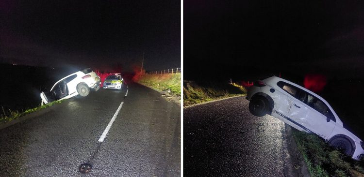 Two people arrested ‘after fleeing early-morning crash’ near Westbury