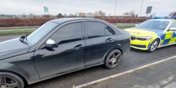 Suspected drug driver with child in car arrested after tints attract attention