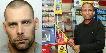Swindon shopkeeper threatened with knife by murderer ‘glad he’s behind bars’