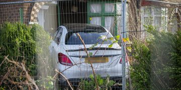 New photos reveal damage after driver ploughs car into Swindon home
