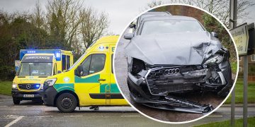 Crossroads smash blocks A420 in Chippenham as two vehicles wrecked