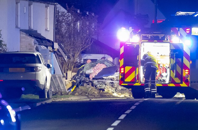 B4040 crash: Air ambulance scrambled after driver ploughs car into house