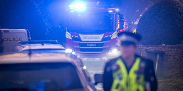 Large emergency services presence at severe house fire in Wiltshire