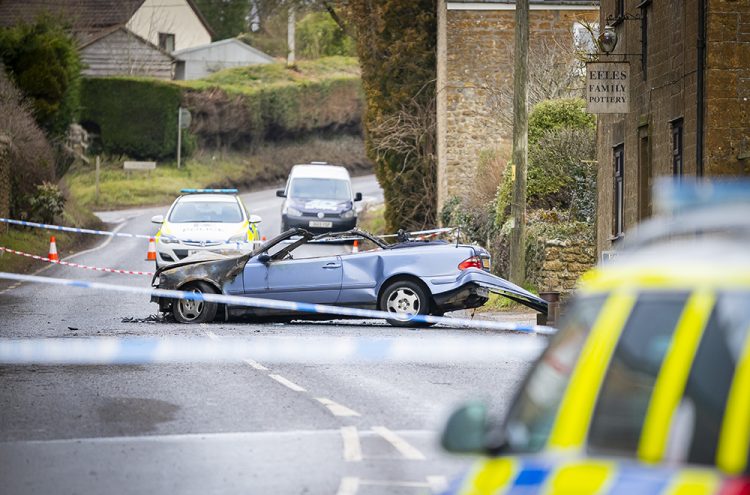 One dead and two seriously hurt as car ploughs into women and young boy