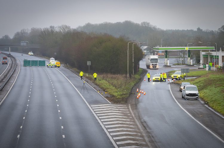 Pedestrian, 40s, killed in M4 crash as police continue collision investigation