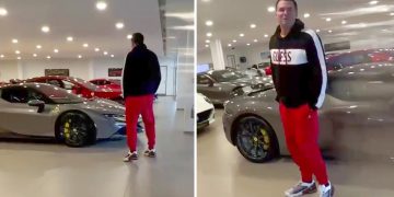Multimillionaire wearing red tracksuit ‘ignored’ at Ferrari showroom in Swindon