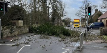 A361 in Lechlade blocked in both directions after tree falls into road