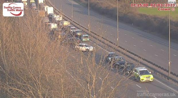 Wiltshire woman, 30s, arrested over serious crash on M4 in Wales