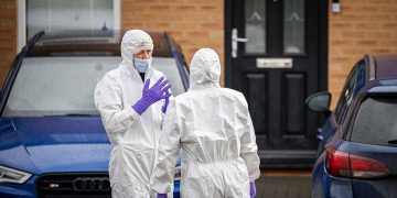 GALLERY: Man shot in Swindon home – police comb scene for evidence