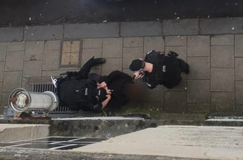 Male arrested by police at gunpoint after incident in Devizes town centre