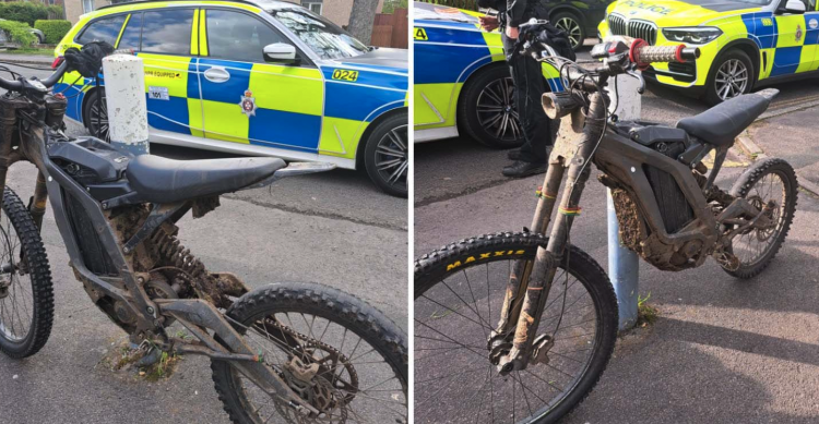 Male on electric bike arrested after armed police swarm Swindon estate