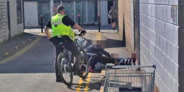 Ladies’ romp in Swindon town centre results in criminal charge, police say