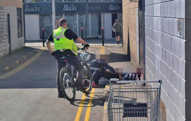 Ladies’ romp in Swindon town centre results in criminal charge, police say