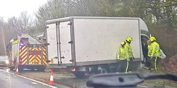Driver rushed to hospital after ‘van flips over’ on A303 in Wiltshire