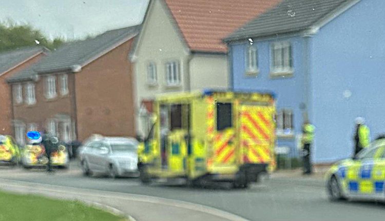 Boy on bicycle, 4, struck by car as emergency services rush to Larkhill