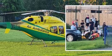 Wiltshire Air Ambulance tasked as ‘teenager breaks leg’ at skatepark