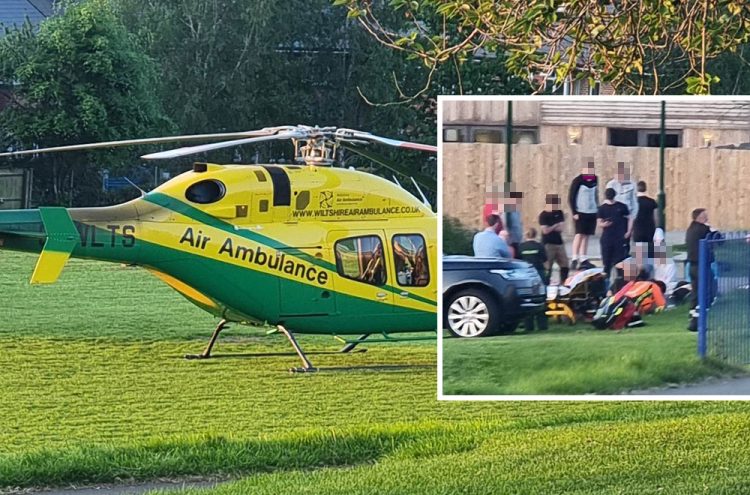 Wiltshire Air Ambulance tasked as ‘teenager breaks leg’ at skatepark
