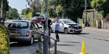 Busy road in Chippenham blocked after two-vehicle collision