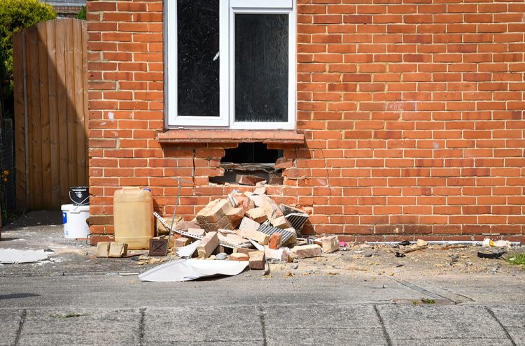 Car crashes into Salisbury house as police report woman to court