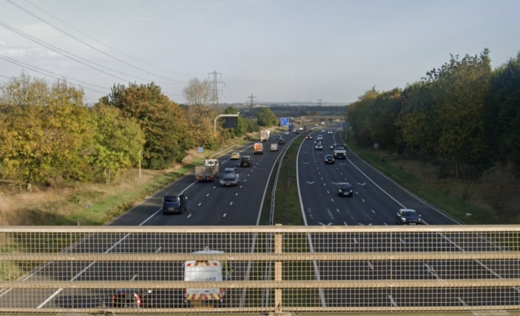 Police called after shopping trolley spotted on M4 near Swindon