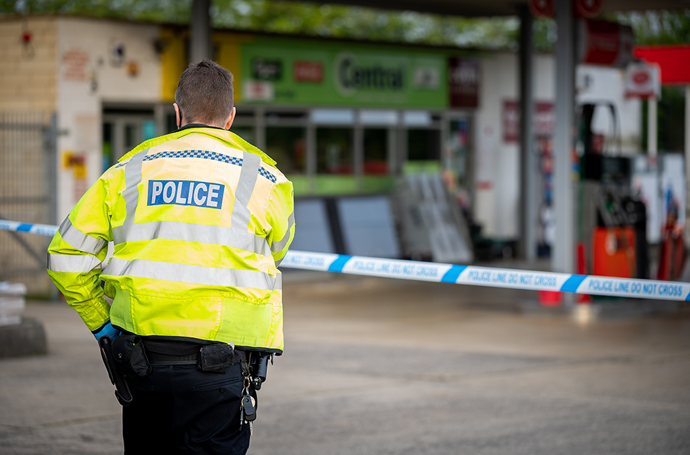 Wiltshire service station cordoned off as crime scene following incident 