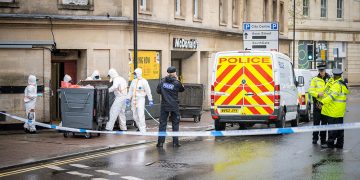 Murder probe sees large section of Bath city centre cordoned off by police