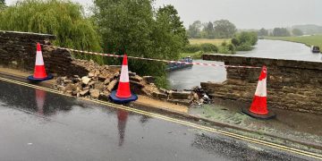 A361 closed after vehicle collides with historic Lechlade bridge