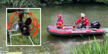 Search and rescue charity’s boat damaged in hunt for missing woman
