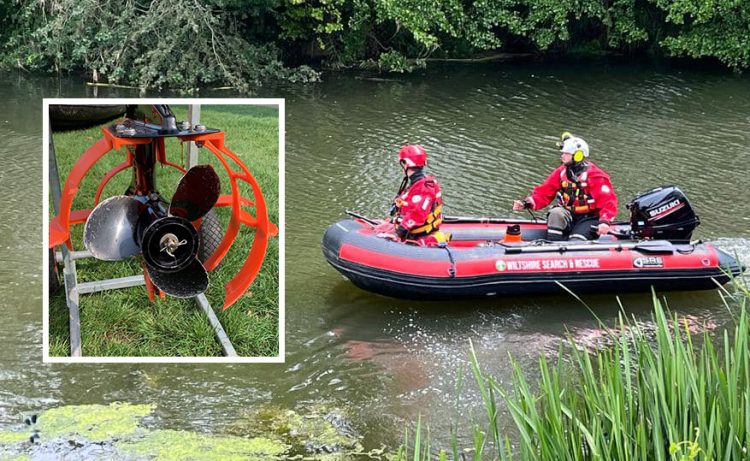 Search and rescue charity’s boat damaged in hunt for missing woman