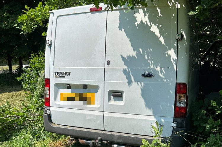 Driver arrested after Swindon pursuit – as van ditched on roundabout