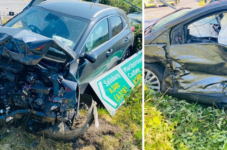 Driver ‘using cruise control’ involved in junction crash near Marlborough