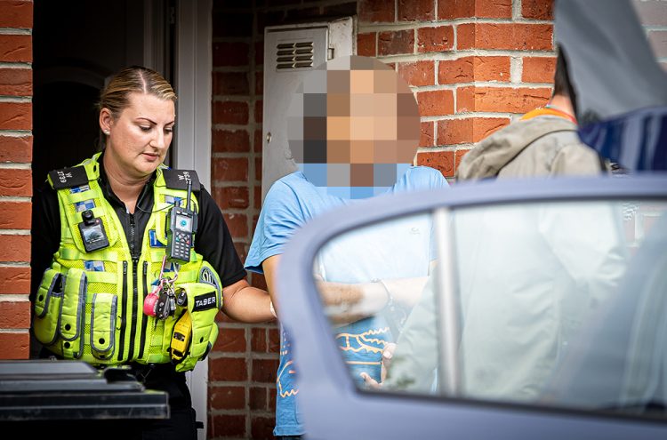 Police officers arrest Swindon man, 50s, on suspicion of voyeurism
