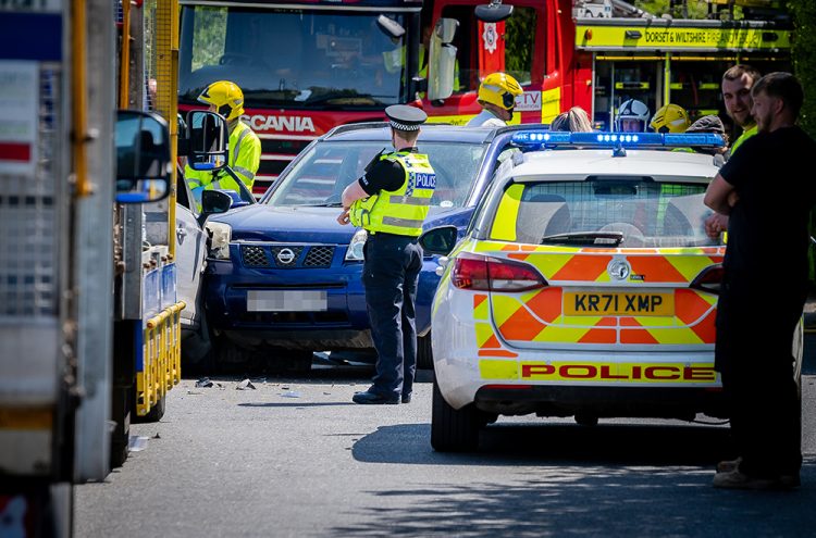 Driver taken to hospital after head-on crash on Salisbury ‘rat run’