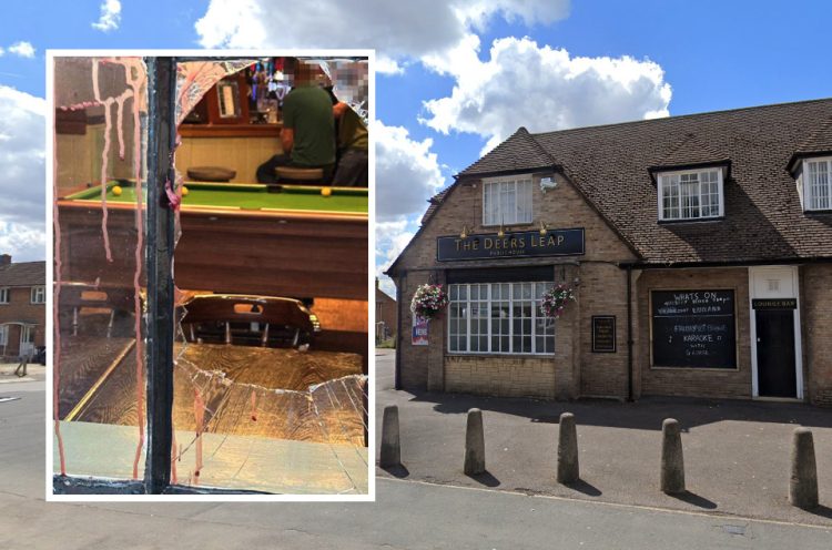 Man seriously hurt as ‘head smashed through Swindon pub window’