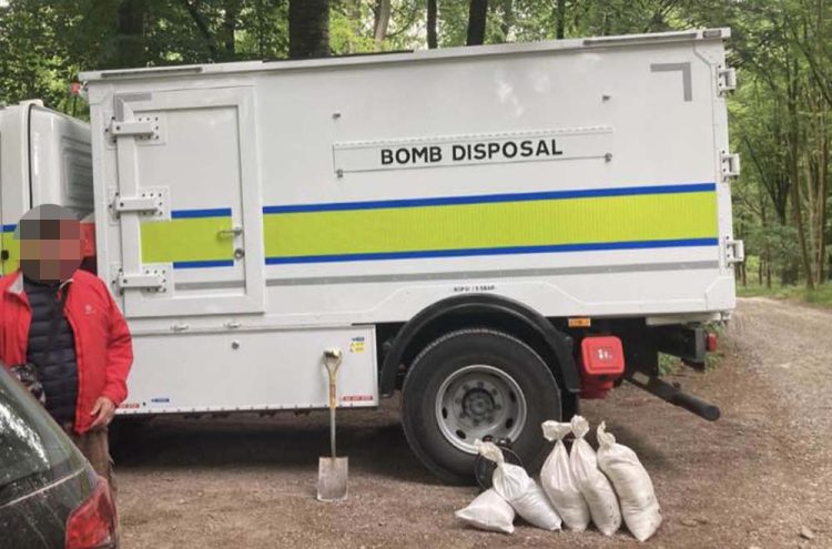 Children discover bomb in Wiltshire forest and police cordon off area