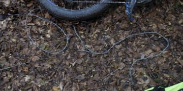 Police probe after boy rides through barbed wire strung across path