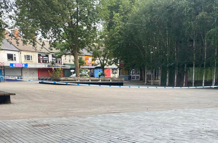 Police officers cordon off Wharf Green due to ‘mental health incident’