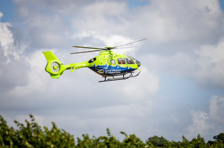 Two air ambulances land in Swindon as person suffers cardiac arrest