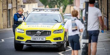 Police swarm Malmesbury as helicopter circles above in urgent search