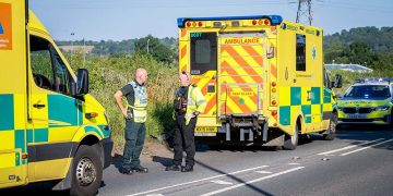 Crash involving car and van closes Chippenham route both ways