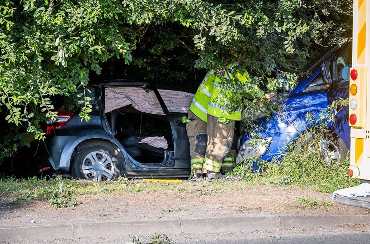 Crash involving car and van closes Chippenham route both ways