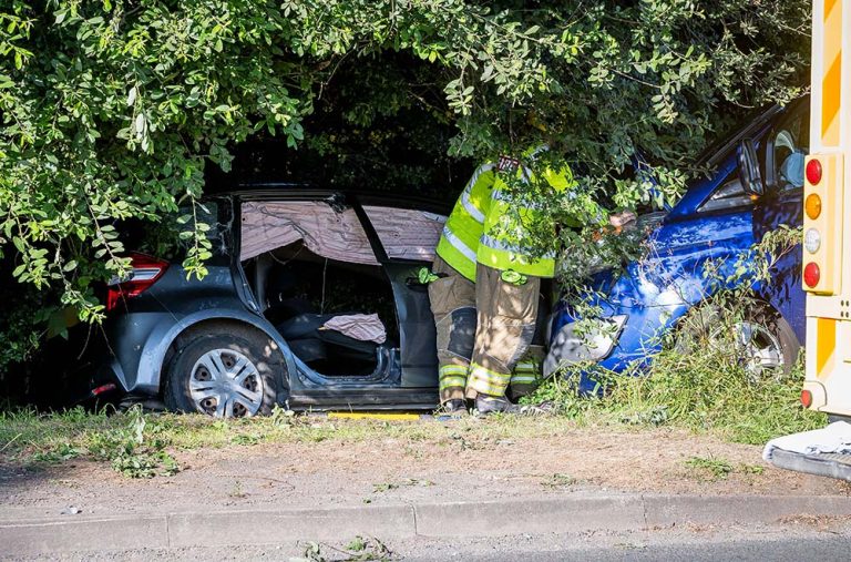 Chippenham crash: Two in hospital as van 'ploughs head-on into car'